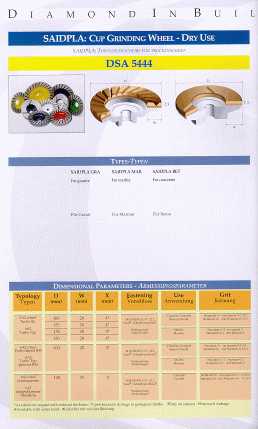 Cup Grinding Wheel - Dry Use