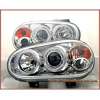 Projection Halo Angel Eye Head Light - Volkswagen Golf 4  with Fog Light