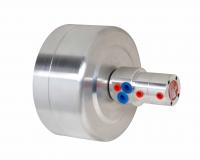 ROTATING CYLINDER WITH COOLANT CONNECTION