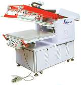 FLAT BED SCREEN PRINTING MACHINE --With pressure equalizer
