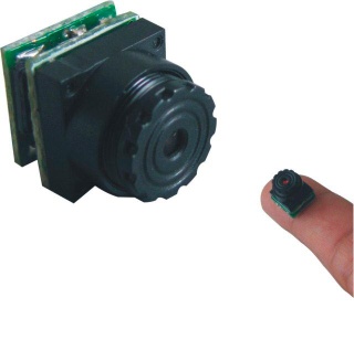 520TVL Mini CCTV Camera (9.5X9.5X12mm;0.008lux)-MC900