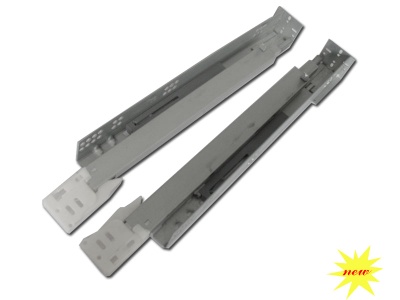 Soft-closing undermount full extension drawer slides for USA cabinet