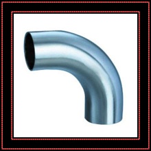 SS Sanitary 90°Wdlded elbow with stranght ends
