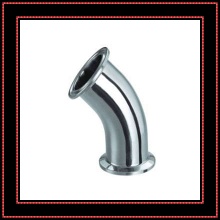 SS Sanitary 45°Long-type clamped elbow
