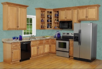 American style kitchen cabinet