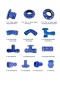 Ductile Iron Pipe Fittings for PVC pipe