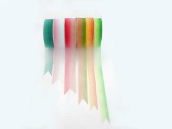 rainbow organza ribbon