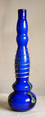 Sell Hand Blown Cheaped Colored Stylish Water Glass Bong/Pipe For Smoking