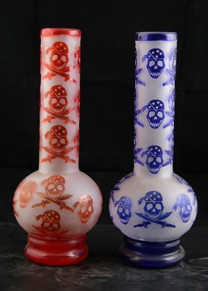 Hand Blown Glass Bongs Water Pipes Made In China KY Glass Factory