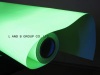 photoluminescent film/ glow in the dark vinyl film/glow PVC PET film