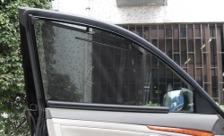 automatic front side sunshade/curtain