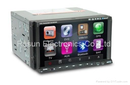 Two-Din Car DVD GPS 7" HD LCD Touch Screen - Bluetooth DVB-T - RDS - iPod - TMC