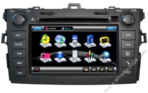 Toyota Corolla GPS DVD Navigation System with radio gps iPod TV
