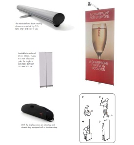 Trade Show Retractable Roll Up S10 Banner Display