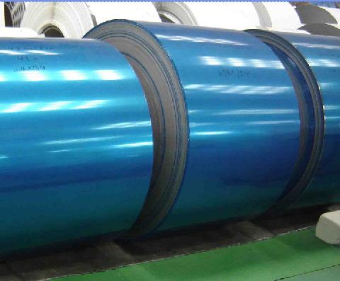cold rolled stainless steel coils sus430,with blue PVC one side