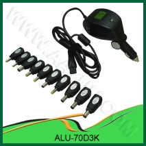 Factory Supply DC 70W Universal Laptop Adapter for Car use