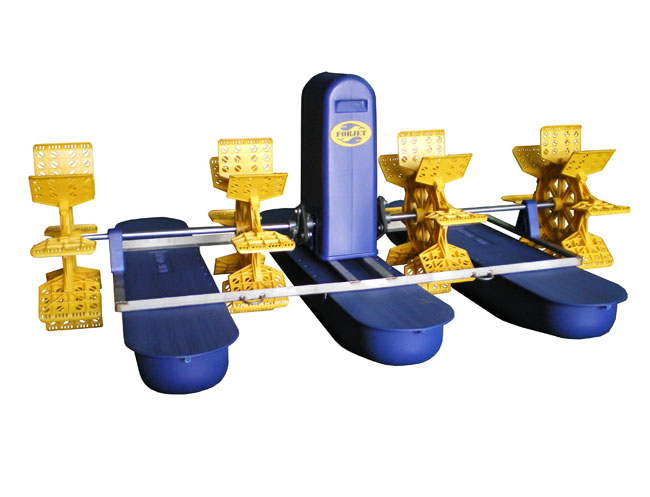 FJ-201 ( 2HP- 4 impellers ) paddle wheel aerator