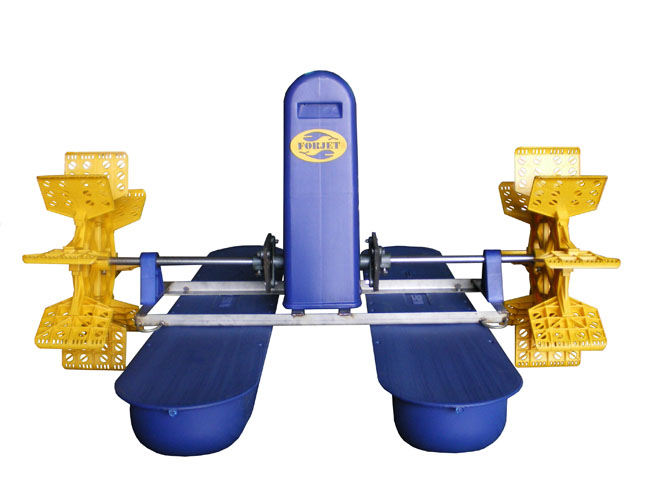 FJ-101 ( 1HP-2 impellers ) paddle wheel aerator
