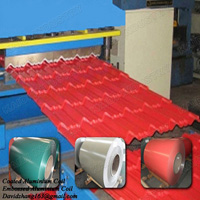 coated and embossed aluminium coils for roofing sheets