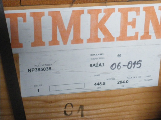TIMKEN NP385038-9A2A1 Taper Roller Bearing Four Row for Rolling Mill Neck