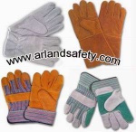 industrial leather work glove , welding safety gloves