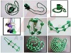 St.patrick's shamrock necklace with beer cup