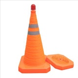 Collapsible safety cone