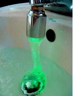 Self-generation led faucet light w/CE