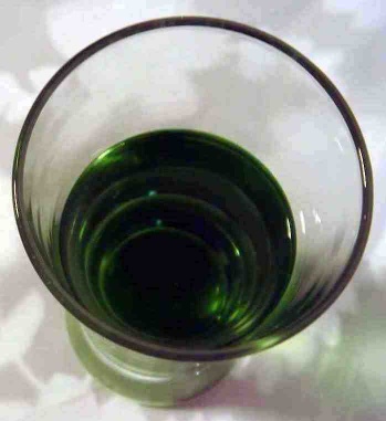 Gardenia green pigment