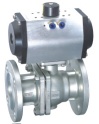 Flange gate valve