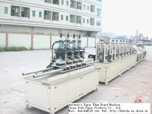 China automatic paper edge board machine/paper angle board machine-Boda paper manufacture-ksboda@126.com