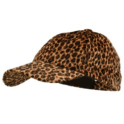 Cheetah Print Baseball Cap-Small