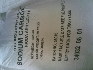 Soda ash light & dense