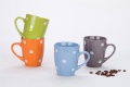 ceramic dot mug color mug handprinting cup
