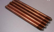 Copper plated steel earth rod