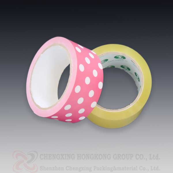 colored tape and transparent tape