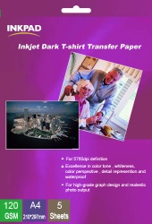 120gsm Black T-shirt Transfer paper 
