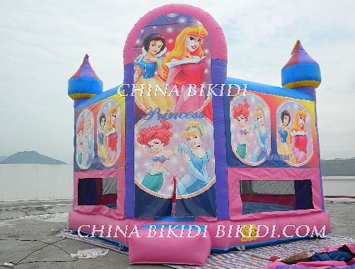 inflatable Disney Princess Castle