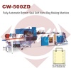 Fully automatic bottom seal soft hand bag making machine