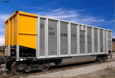Railway Open-Top Car of Al-Alloy for Transport Coal