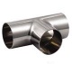 stainless steel sanitary buttweld tee