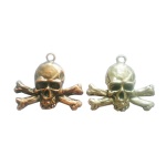 pewter skull pendant