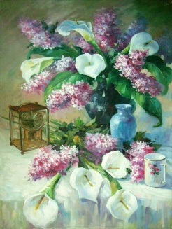 floral painting