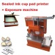 Sealed ink cup pad printer + polymer cliche making package