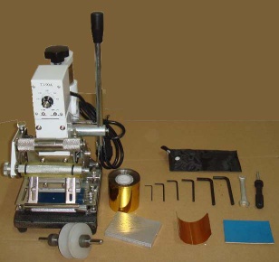Hot stamping machine for PVC card