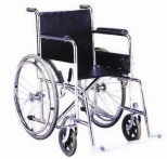 Chrome wheelchair