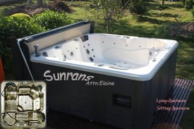 Best selling outdoor spa,hottub,whirlpool pool-SR808 - SR808