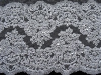 Embroidery beading lace