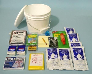 Emergency Disaster Survival Bucket Kit