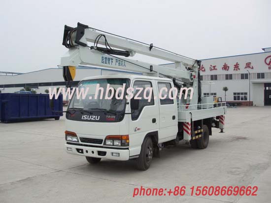 isuzu brand aerial platform truck selling phone+8615608669662